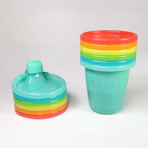 The First Years Take and Toss Spill-Proof Sippy Cup, Assorted, Pack of 6 - Image 2