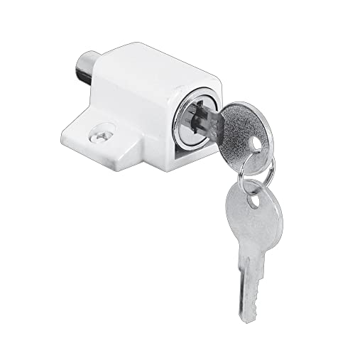 Prime-Line U 9862 Sliding Door Keyed Lock, Push-In Replace Broken Parts and Add Addition - Image 2