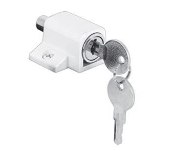 Prime-Line U 9862 Sliding Door Keyed Lock, Push-In Replace Broken Parts and Add Addition