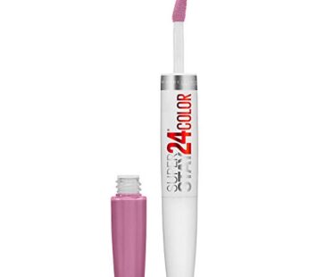 Maybelline SuperStay 24 2-Step Liquid Lipstick Makeup, Lasting Lilac, 1 kit