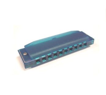 Hohner – Clearly Colorful Harmonica – 10 Hole – Key of C – Blue