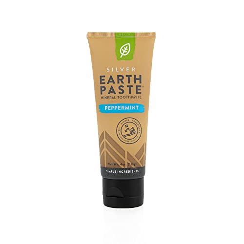 Redmond Earthpaste - Natural Non-Flouride Toothpaste, Peppermint, 4 Ounce Tube (1 Pack) - Image 2