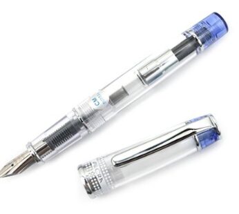 Pilot Prera Iro-Ai Calligraphy-Nib Transparent Blue Body Fountain Pen (FPRN-350R-TLCM)
