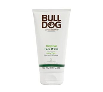 BULLDOG Mens Skincare and Grooming, Original Face Wash/Scrub, 5 Fluid Ounce