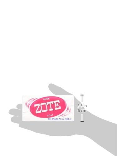 Zote Laundry Soap Bar - Pink 7oz - Image 2