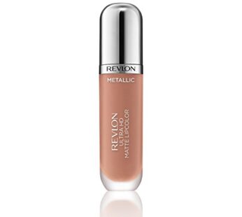 Revlon Ultra HD Metallic Matte Liquid Lipcolor, Liquid Lipstick, Glow