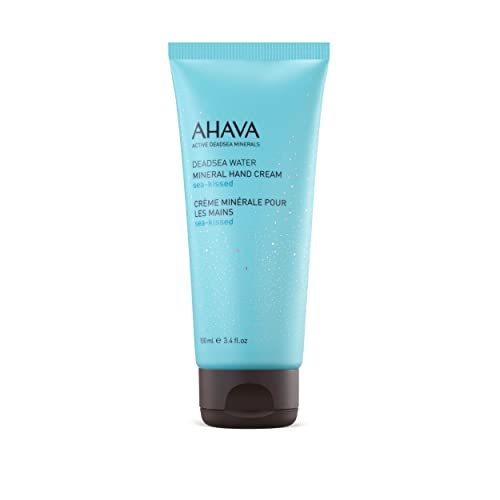 AHAVA Dead Sea Water Mineral Hand Cream, Sea-Kissed - Hand Moisturizer For Dry Cracked Han