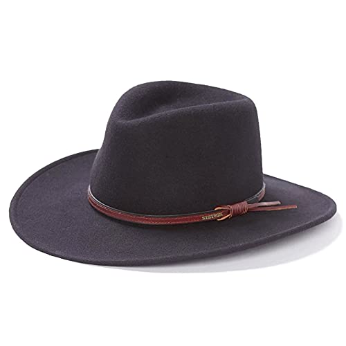 Stetson Men's Bozeman Outdoor Hat, Black, Medium - Image 2