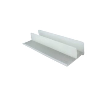 Prime-Line M 6221, 5/8 in. Channels, Plastic Construction Sliding Shower Door Bottom Guide