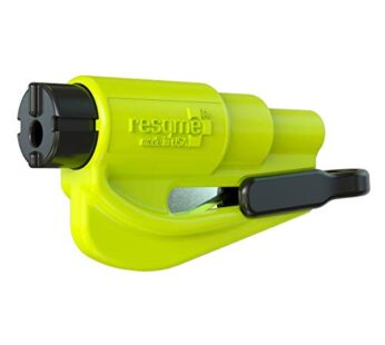 resqme The Original Emergency Keychain Car Escape Tool, 2-in-1 Seatbelt Cutter and Window