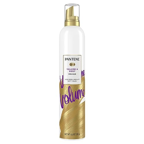 Pantene Pro-V Volume Body Boosting Mousse to Boost Fine, Flat Hair for Maximum Fullness, 6