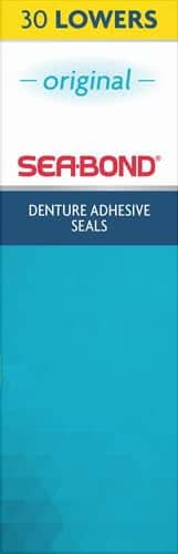 Sea Bond Secure Denture Adhesive Seals, Original Lowers, Zinc-Free, All-Day-Hold, Mess-Fre - Image 8