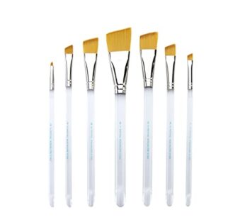 Aqualon Royal & Langnickel Angular Artist Brush Set, 7-Piece