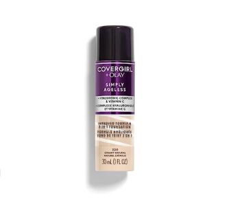 Covergirl + Olay Simply Ageless 3-in-1 Liquid Foundation, Creamy Natural