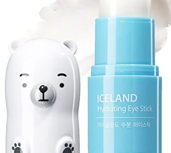 THESAEM Iceland Hydrating Eye Stick 0.24oz – Cooling Eye Balm for Dark Circles and Puffine