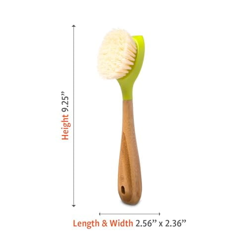 Full Circle Be Good Bamboo Handle Dish Brush ? Sustainable Kitchen Cleaning with Tough Bri - Image 8