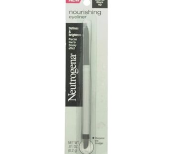Neutrogena Nourishing Eyeliner Pencil, Built-in Sharpener for Precise Application and Smud