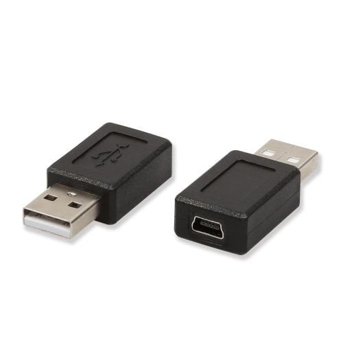 ELECTOP 2 Pack USB 2.0 A Male to USB B Mini 5 Pin Female Adapter Converter - Image 2