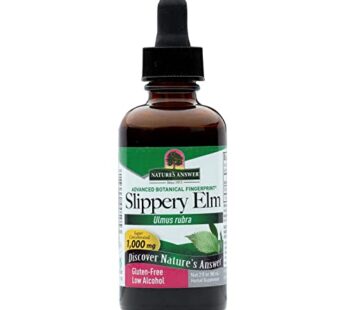 Nature’s Answer Low-Organic-Alcohol Slippery Elm 2oz Extract | Herbal Supplement | Support