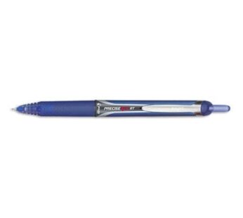PILOT 26063 Precise V5RT Retractable Roller Ball Pen, Blue Ink, .5mm 12 Pens Per Order