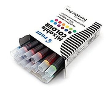 Pilot Refills Parallel – 12 Colors Assorted Fountain Pen Cartridge – P77312 Pack-2
