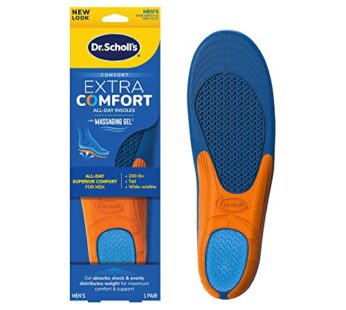 Dr. Scholl?s Extra Support Insoles Superior Shock Absorption and Reinforced Arch Support f