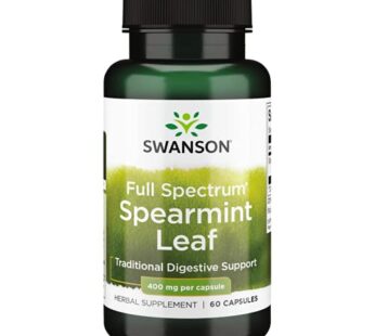 Swanson Spearmint Leaf (Mentha Spicata) – Full Spectrum Herbal Supplement Supporting Diges