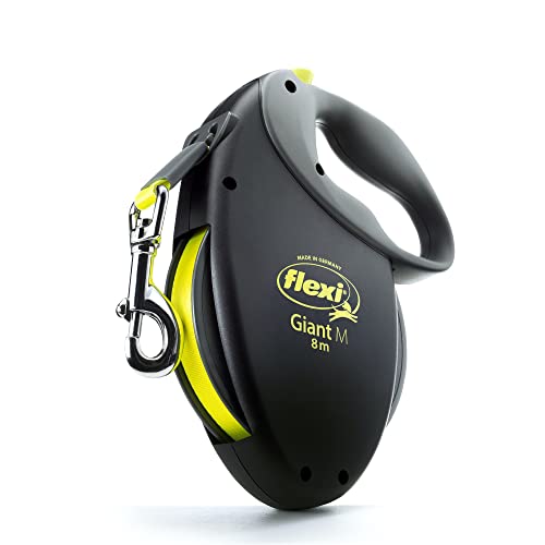 FLEXI Giant Retractable Dog Leash (Tape), Ergonomic, Durable and Tangle Free Pet Walking