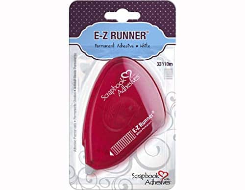 Scrapbook Adhesives by 3L Runner Strips, E-Z Permanent Adhesive Dispenser, 33-Feet Single,