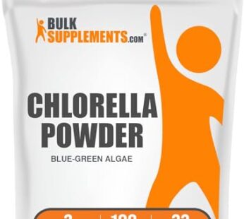 BulkSupplements.com Chlorella Powder – Broken Cell Wall, Green Superfood Powder, Greens Su