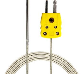 PerfectPrime TL1004 K-Type Sensor Probes Metal HeadProbe for K-Type Probe Thermocouple Sen