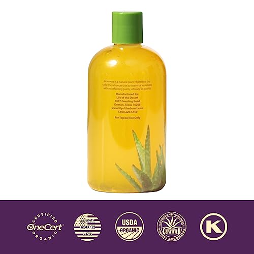 Lily Of The Desert Gelly Moisturizer - 99% Organic Aloe Vera Gel for Skin, After Sun Care - Image 2