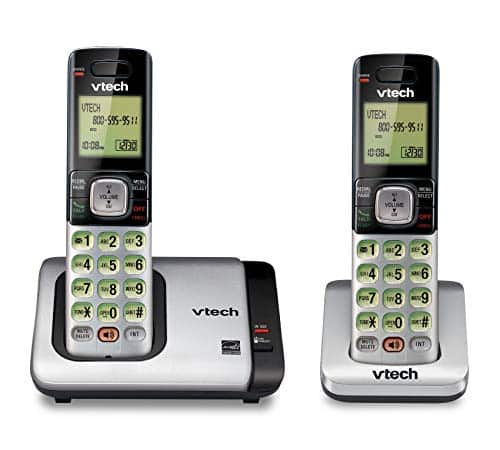 VTech CS6719-2 2-Handset Expandable Cordless Phone with Caller ID/Call Waiting, Handset In