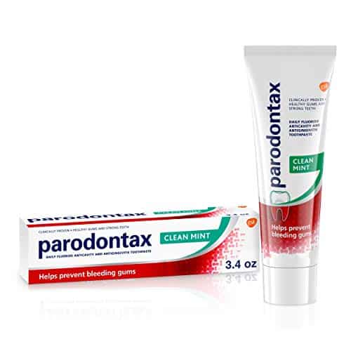 Parodontax Toothpaste for Bleeding Gums, Gingivitis Treatment and Cavity Prevention, Clean