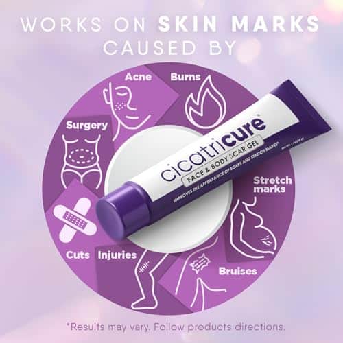 Cicatricure Face & Body Advanced Scar Gel, Scar Treatment for Old & New Scars, Fades Stret - Image 4