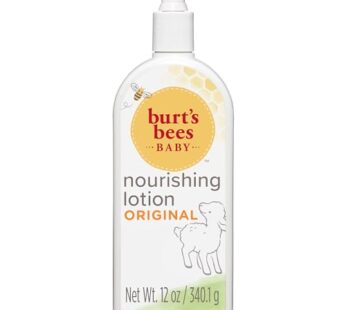 Burt’s Bees Baby Nourishing Lotion with Sunflower Seed Oil, Original Scent, Pediatrician T
