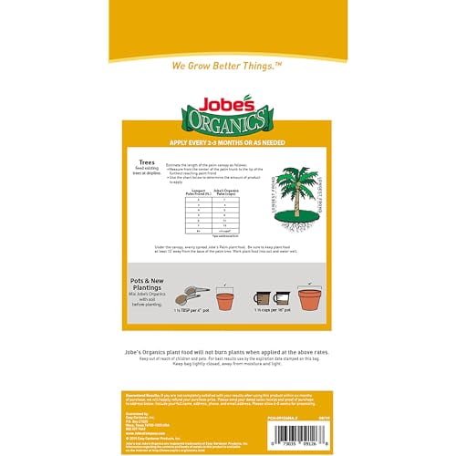 Jobe?s Organics Granular Fertilizer, Organic Fertilizer for Palm Trees and Plants, 4 lbs B - Image 3