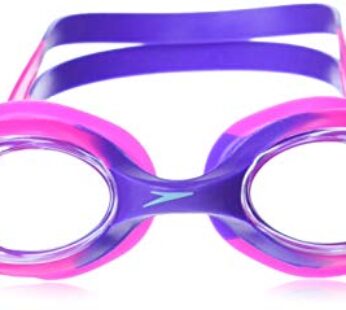 Speedo Unisex-Child Swim Goggles Skoogle Ages 3 – 8, UV Protection|Anti Fog, Bright Pink