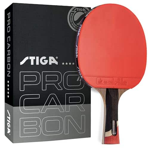 STIGA Pro Carbon Performance-Level Table Tennis Racket with Carbon Technology for Tourname
