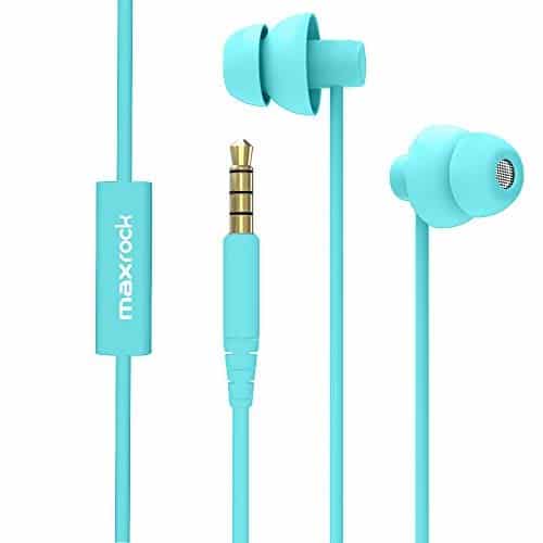 MAXROCK (TM Unique Total Soft Silicon Sleeping Headphones Earplugs Earbuds with Mic for Ce - Image 2