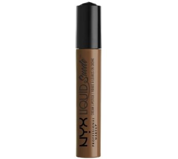 NYX PROFESSIONAL MAKEUP Liquid Suede Cream Lipstick – Downtown Beauty (Walnut Brown)