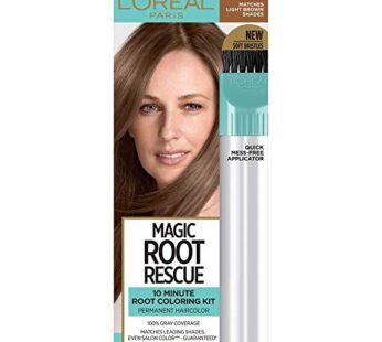 L’Oreal Paris Magic Root Rescue 10 Minute Root Hair Coloring Kit, Permanent Hair Color wit