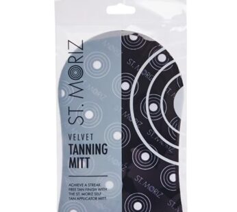 St Moriz Velvet Self Tanning Mitt – Reusable Self Tanner Applicator Glove For Even Self Ta