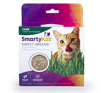 SmartyKat Sweet Greens Cat Grass Seed Grow Kit – 1 Ounce