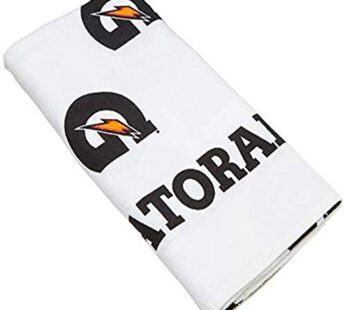 Gatorade G Towel, 22″ x 42″, Cotton, White/Black/Orange