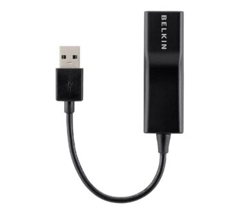 Belkin USB 2.0 Ethernet Adapter (F4U047bt),black