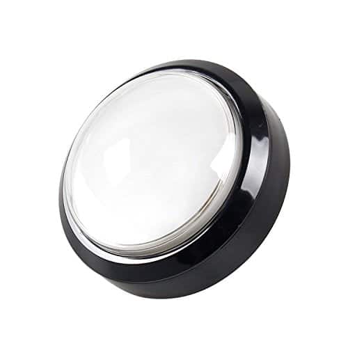 EG Starts 4 Inches Arcade Buttons 100mm Larger Big Dome Convex Type LED Lit Illuminated Pu