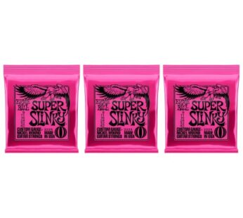 Ernie Ball, Super Slinky Electric Guitar Strings 9-42 (Pack of 3 Sets) (2223×3)