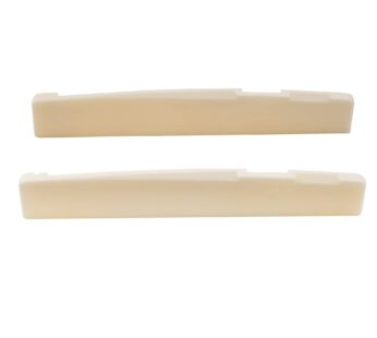 Musiclily Acoustic Guitar Compensated Bone Saddle 76x3x13mm(Pack of 2)