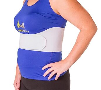 BraceAbility Rib Injury Binder Belt – Universal Broken Rib Brace for Women, Fractured, Cra